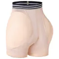 High-waist butt lifting shapewear for women with lace trim and breathable mesh fabric - S / Bottoms / Nude