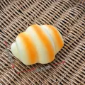 Croissant shaped slow rebound squishy toy for stress relief, 8cm x 6cm dimensions - Large / Golden Croissant