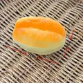 Realistic cheese bun shaped squishy stress relief toy with 7cm x 5cm size markings - Large / Small Deep Fried Dough Stick
