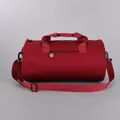 Borsa da palestra cilindrica multifunzionale rossa con tracolla regolabile - rosso Angola