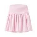 Elegant light pink strapless tube top featuring a stylish gathered hem for women - S / Tops / Pink