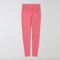 Leggings da yoga senza cuciture a vita alta in vivace rosa corallo per fitness e palestra - Taglia S / Pantaloni e gonne / Rosa
