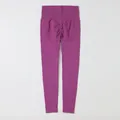 Leggings da yoga senza cuciture a vita alta con arricciatura sul retro in viola vibrante - Taglia S / Pantaloni e gonne / Viola scuro