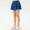 Royal blue quick-dry women's sports skort for tennis, yoga, and fitness training - S / Bottoms / Blue