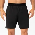Pantalones cortos deportivos negros para hombre, secado rápido para correr y fitness - S / Bottoms / Negro