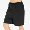 Black kids loose quick-dry nylon sports shorts for basketball, gym and running - 120 / Bottoms / Black