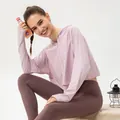 Women's light purple ice silk sun protection jacket for outdoor sports and cycling. - 2XL / Tops / Purple