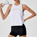 Witte sneldrogende sporttop voor dames met Manhattan-print en UPF 50+ bescherming - XS / Tops / Wit