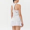 Weißes Racerback Sport-Top für Damen aus atmungsaktivem, schnelltrocknendem Stoff - XS / Oberteile / Weiß