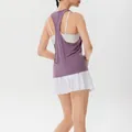 Lila lockeres Racerback-Yoga-Tanktop für Damen, schnelltrocknendes, atmungsaktives Fitnesstop. - XS / Oberteile / Lila