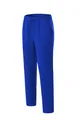 Breathable royal blue straight-cut sports pants with drawstring elastic waistband - XXS / Bottoms / Sapphire Blue