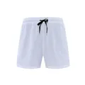 Unisex quick-dry white sports shorts for running, athletics, and fitness training sessions - XS / Bottoms / Pure White