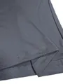 Detailed macro view showing the high-quality stitching and smooth fabric of grey yoga pants - S / Bottoms / Dark Gray