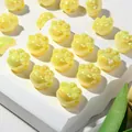 Yellow pearlescent cat paw acrylic beads for DIY bracelets, phone charms, and crafts. - 1.9x1.6cm / Horizontal Hole / Bright yellow