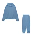 Ensemble de détente deux pièces comprenant un sweat à capuche bleu et un jogging - Bleu ciel