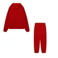 Ensemble de survêtement rouge deux pièces comprenant un sweat à capuche et un pantalon - Rouge
