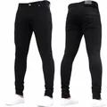 Men's premium slim fit stretchy black skinny jeans for a sleek and modern casual look - S / Bottoms / Black