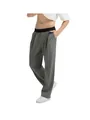 Men's stylish casual grey knit trousers with black elastic waistband and straight leg fit - S / Bottoms / Dark Gray