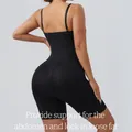 Premium black plus size shapewear bodysuit for tummy control and butt lifting support - S / Top And Bottom / Black