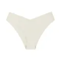 Comfortable seamless ice silk low waist panties for women in soft off-white color - S / Bottoms / White Apricot