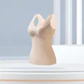 Nahtloses Thermo-Unterhemd für Damen in Beige mit integrierten Polstern und Fleece - Hautfarben