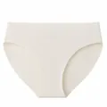 Seamless ice silk panties for women in soft cream color variant, breathable SKU - S / Bottoms / White