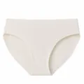 Seamless ice silk panties for women in soft cream color variant, breathable SKU - S / Bottoms / White