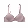Ultrazachte naadloze draadloze push-up bh in mauve paars met verstelbare schouderbanden - 70B / Tops / Lichtpaars