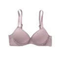 Ultra-soft seamless wireless push-up bra for women in mauve purple with adjustable straps - 70B / Tops / Light Purple