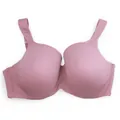 Seamless full cup plus size bra in dusty pink for anti-sagging and comfort support - 40/90C / Tops / Purple Sweet Potato
