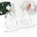 Eleganter weißer Spitzen-Bügel-BH mit dünnen geformten Cups und kleiner Schleife - Weiß