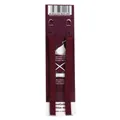 Burgundy 1.2cm wide adjustable elastic bra straps for cross-back styling and comfort - 9-Hook Style / 1.2cm Width / Burgundy