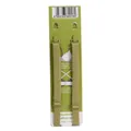 Premium 1.2cm adjustable olive green bra straps on packaging for stylish cross-back support - 9-Hook Style / 1.2cm Width / Mustard Green