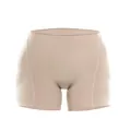 Seamless nude padded hip and butt enhancer shaper shorts for women in breathable fabric - M / Nude