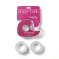 Invisible double-sided clothing body tape set with dispenser and two refill rolls - Anti-Exposure Tape (1 Box + 2 Rolls) / 1.5cm*500cm