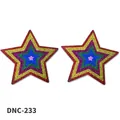 Glitzernde Regenbogen-Stern-Nippel-Cover für Festivals und Motto-Partys im Set - 1 Paar Packung / Stern-Stil (DNC-233)