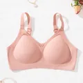 Premium comfortabele naadloze ijszijde verkoelende beha voor dames in zacht pastelroze kleur - XS / Tops / Oudroze