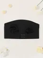 Premium black strapless ice silk seamless tube top bra for a comfortable invisible look - S / Tops / Black