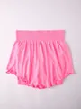 Pink high-waisted 2-in-1 skort skirt for women yoga running and fitness activities - S / Bottoms / Pink