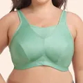 Ondersteunende mintgroene sportbeha in grote maten voor schokbestendige yoga fitness training. - 80B / Tops / Lichtgroen