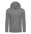 Veste coupe-vent de sport grise légère à capuche avec poches zippées pour la course - S / Hauts / Gris Château