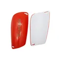 Red professional soccer shin guards with soft EVA foam padding for leg protection - 007 Upgraded Style / Red