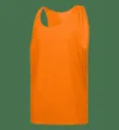Professional vibrant orange breathable mesh sports tank top for marathon running and fitness - M / Tops / Orange