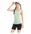 Light green seamless wind-tunnel athletic tank top with racerback for running gym - M / Tops / Light Green