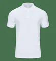White moisture-wicking sports Polo shirt with cooling nylon fabric and classic collar - S / Tops / 419 Pure White