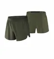 Dark green men's double-layer quick-dry sports shorts for running and training - S / Bottoms / Dark Green