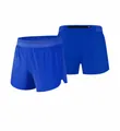 Men's quick-dry double-layer sports shorts with liner in royal blue for running training - S / Bottoms / Royal Blue (6851A)