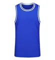 Blaues, schnelltrocknendes Basketball-Trainingstrikot für Erwachsene mit Mesh-Gewebe. - L (45-55kg) / Oberteile / Königsblau
