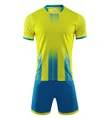 Ensemble de football professionnel à séchage rapide avec dégradé jaune et bleu - 3XS / Haut Et Bas / Jaune