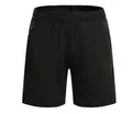 Unisex adult plain black athletic shorts with comfortable elastic waistband - S / Bottoms / Black